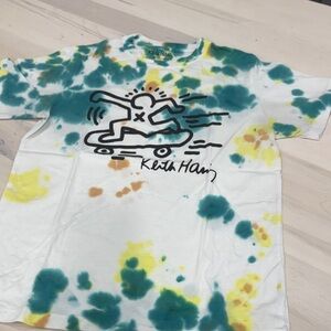 Keith Haring Graphic Tie-Dye Short Sleeve Tee